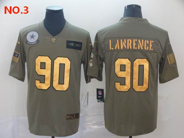 Men's Dallas Cowboys #90 DeMarcus Lawrence Jersey NO.3;